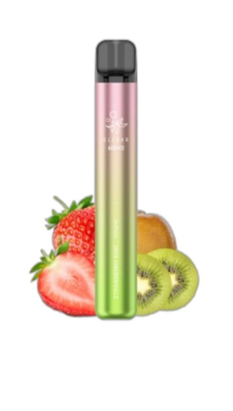 ELF BAR 600V2 Disposable Strawberry Kiwi 600 Sopros Os Melhores Vape